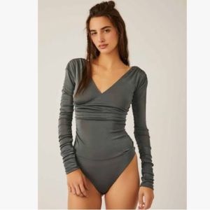 New!sale  HOST PICK! ❤️❤️Free People Reya  Stormy bodysuit